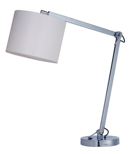 Hotel 19 inch 16 watt Polished Chrome Table Lamp Portable Light