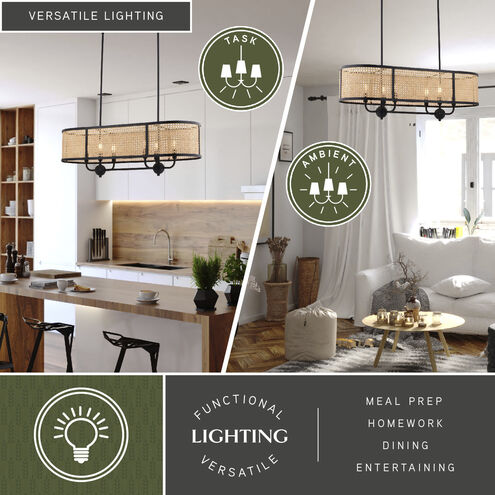 Berens Linear Chandelier Island Pendant Ceiling Light