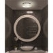 Clouds Wall Sconce Wall Light in Polished Chrome, Incandescent