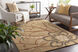 Athena 72 X 72 inch Mustard/Brown/Beige/Dark Brown/Medium Brown Handmade Rug in 6 Ft Square, Square