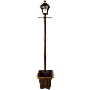 Baytown LED 77 inch Brushed Bronze Lamp Post Set