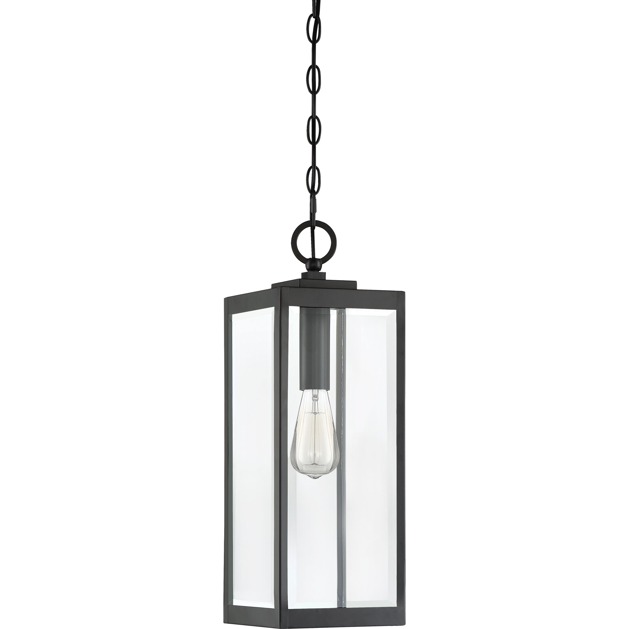 Westover 1 Light 7 inch Earth Black Outdoor Hanging Lantern