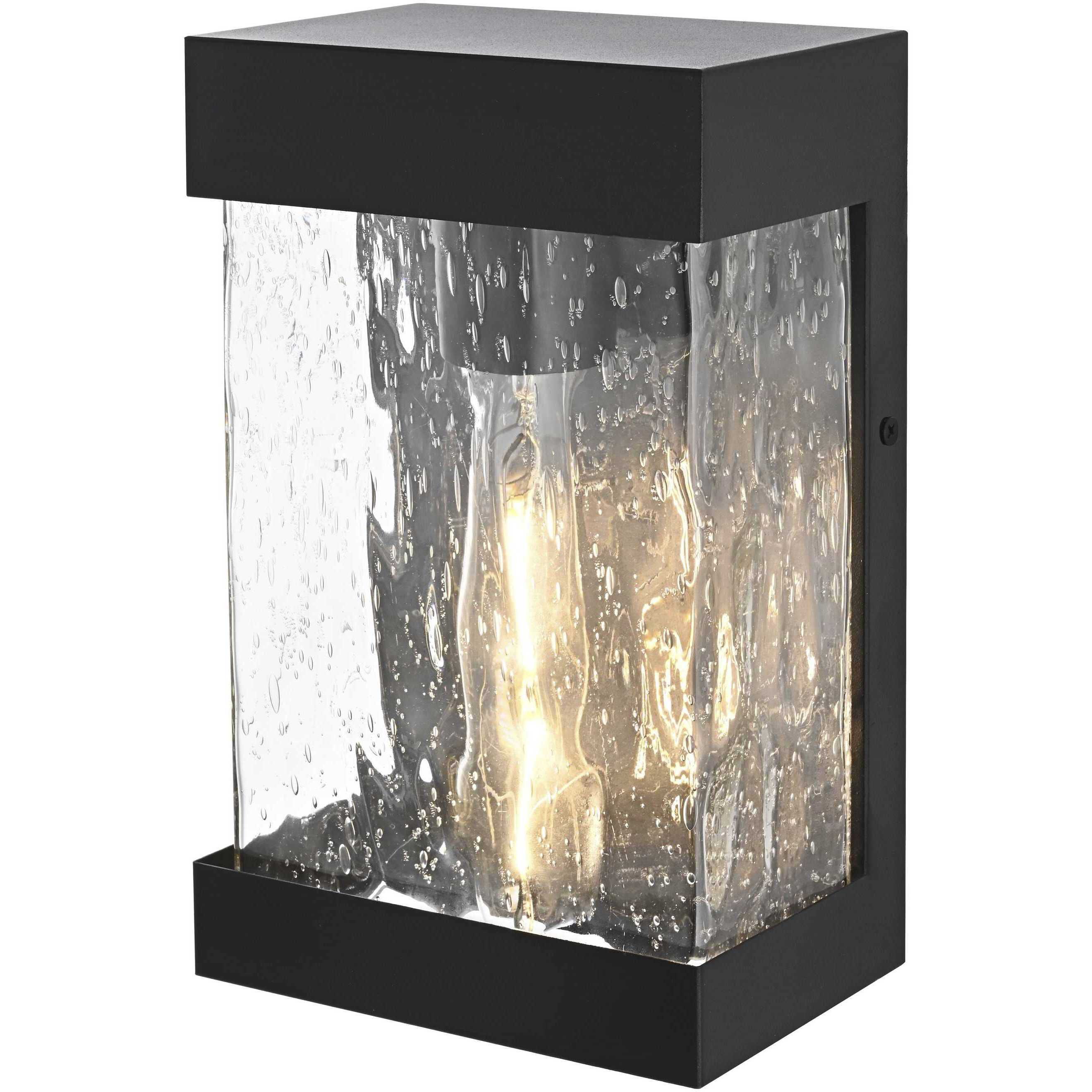 Thompson 1 Light 10 inch Black Outdoor Wall Sconce