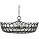 Augustus 6 Light 25.75 inch Satin Black Chandelier Ceiling Light, Small, Bunny Williams Collection