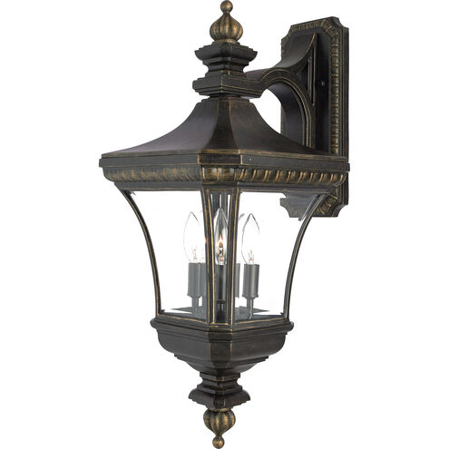 Devon 3 Light 25 inch Imperial Bronze Outdoor Wall Lantern