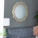 Anita 35.4 X 35.4 inch Gold Wall Mirror