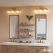 Ontario 3 Light 24.2 inch Luxe Gold Bathroom Vanity Sconce Wall Light, Medium
