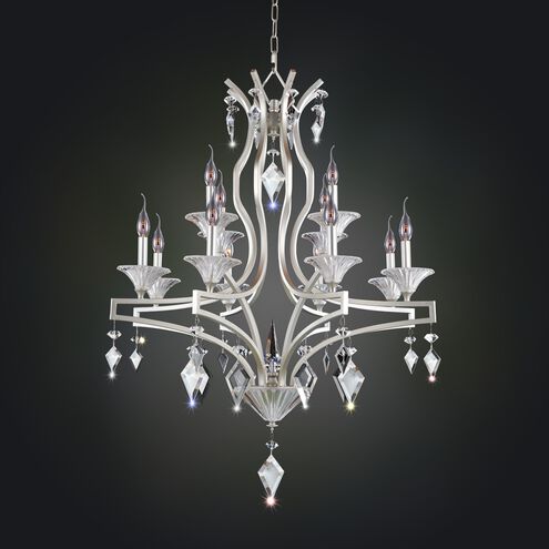 Florence 12 Light 32 inch Tarnished Silver Chandelier Ceiling Light