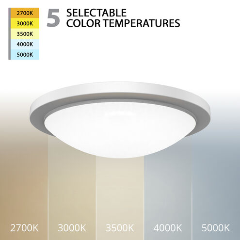 Dew LED 18 inch White Flush Mount Ceiling Light