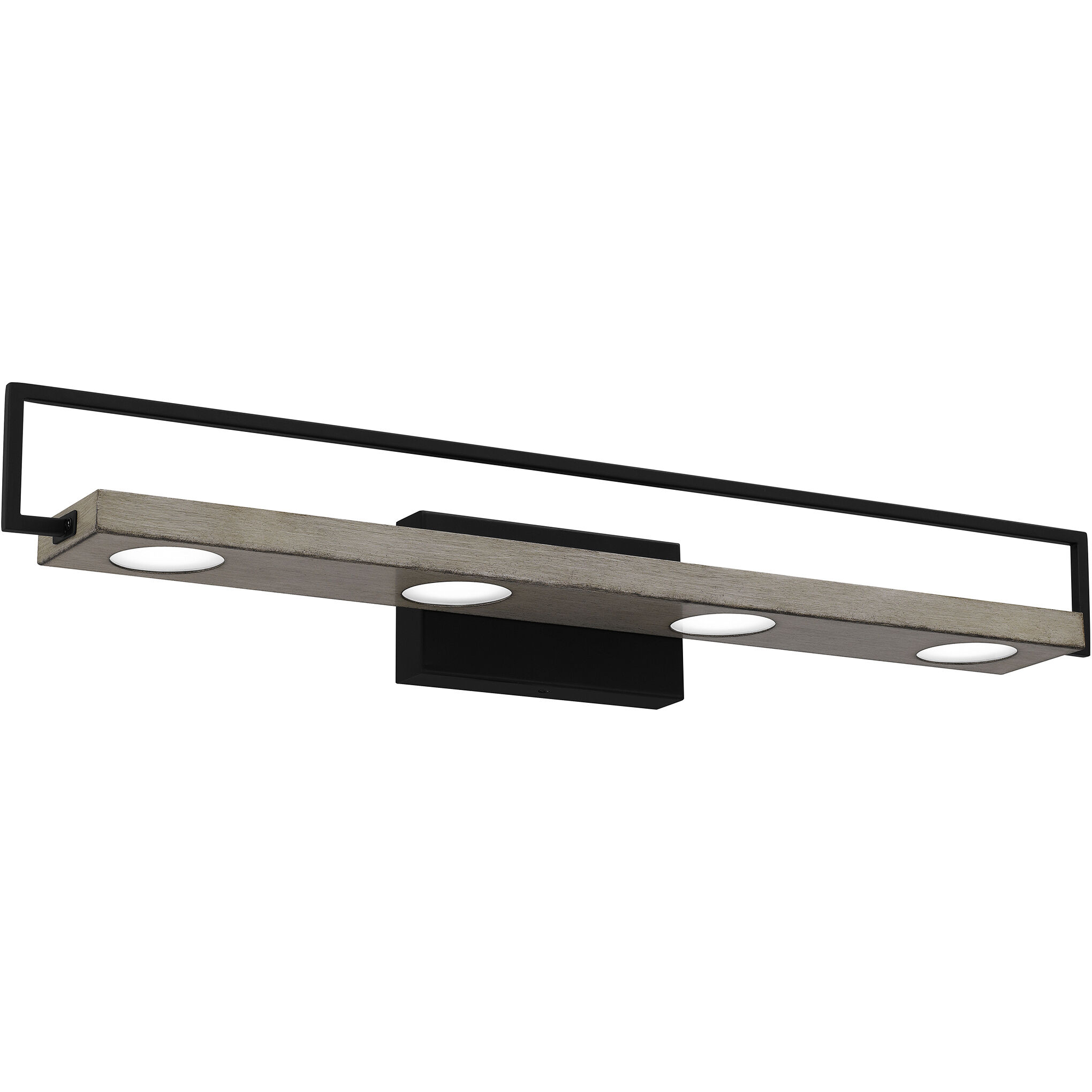 Winnett LED 32 inch Matte Black Bath Light Wall Light