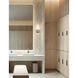Fusion Collection - Rimini Family 1 Light 4.25 inch Brushed Nickel and Clear Ribbed ADA Wall Sconce Wall Light, EVOLV