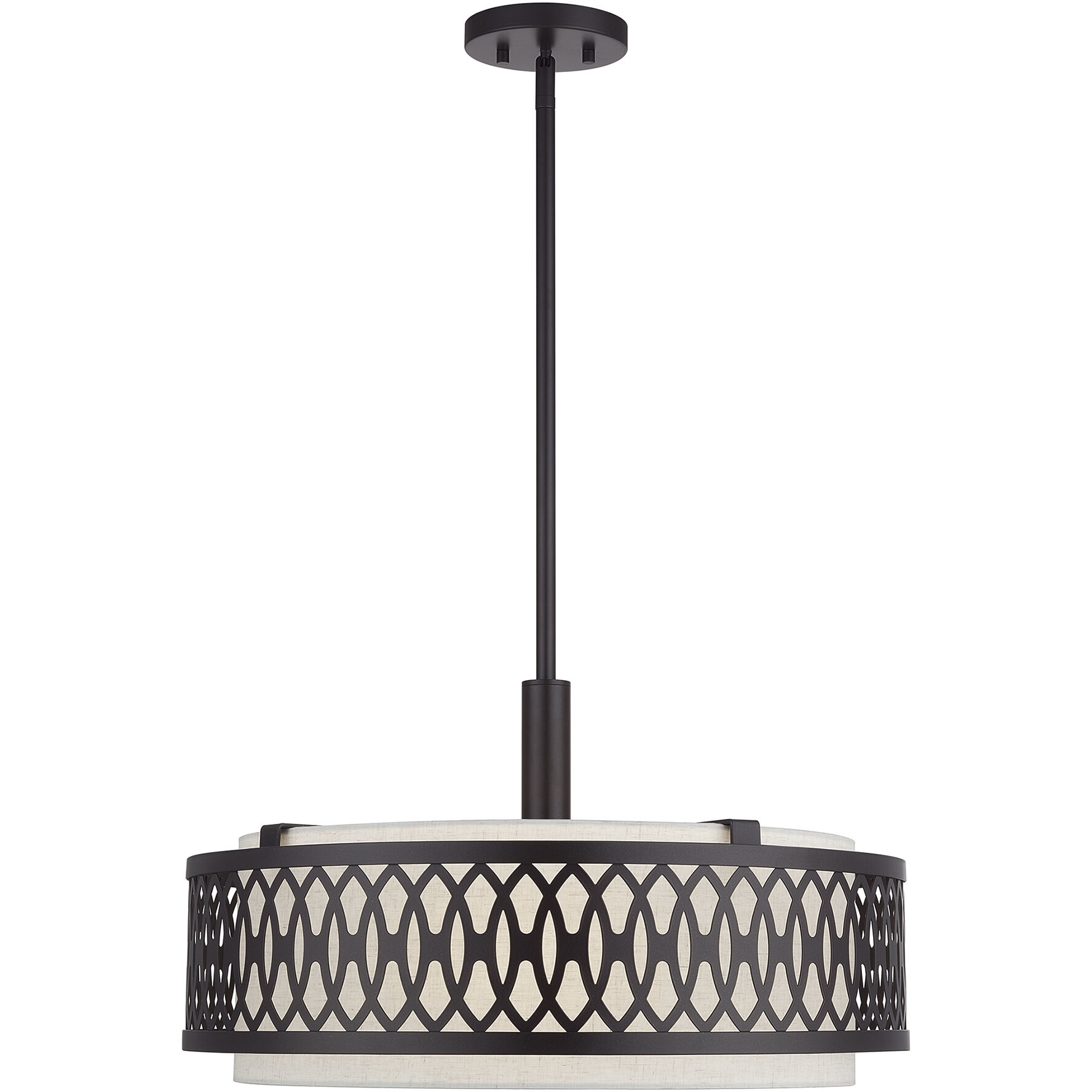 Vistaview 4 Light 21 inch English Bronze Pendant Chandelier Ceiling Light