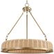 Ladakh 9 Light 28 inch Weathered Brushed Brass Pendant Ceiling Light