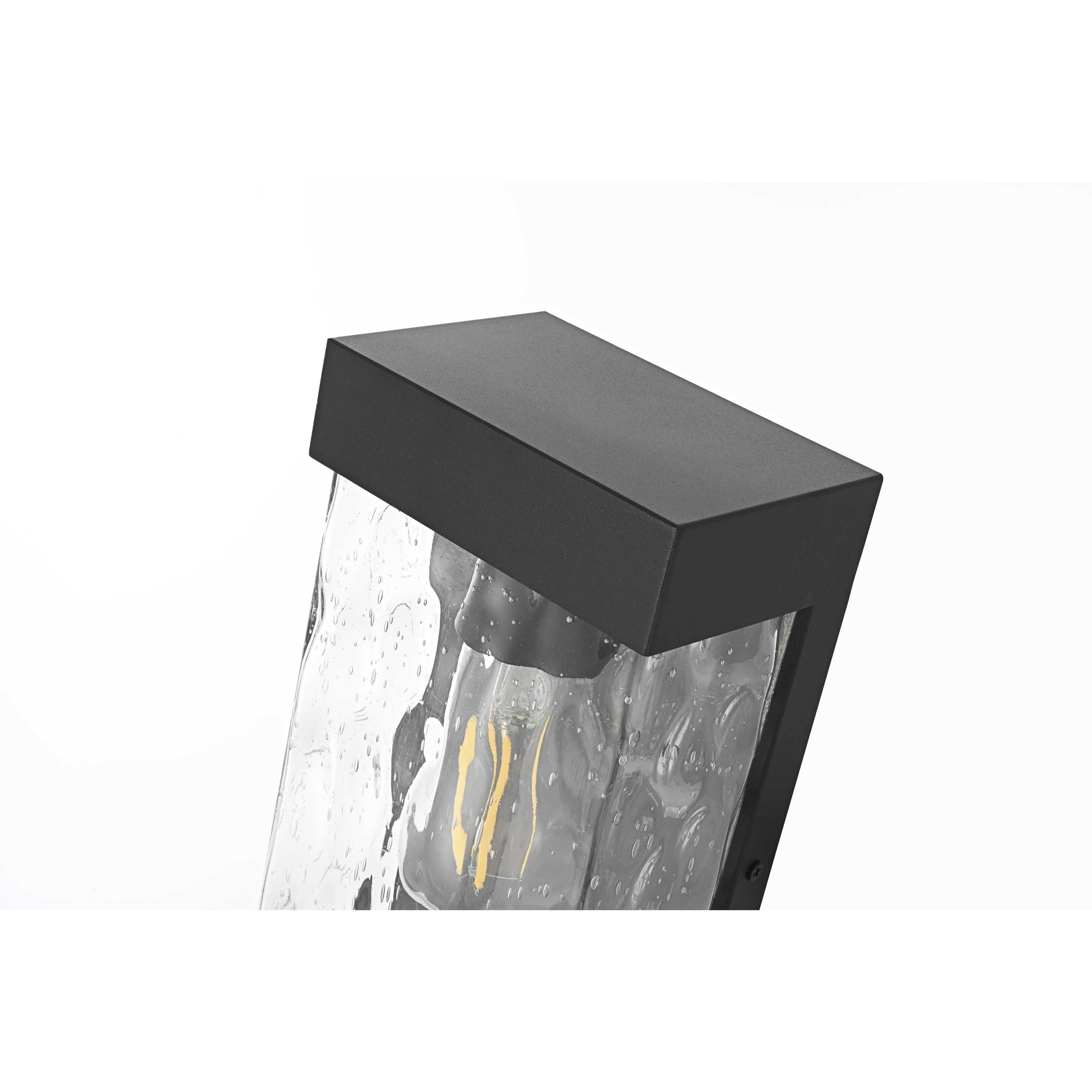 Thompson 1 Light 16 inch Black Outdoor Wall Sconce