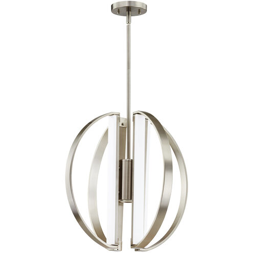Liv LED 18 inch Brushed Nickel Chandelier Ceiling Light
