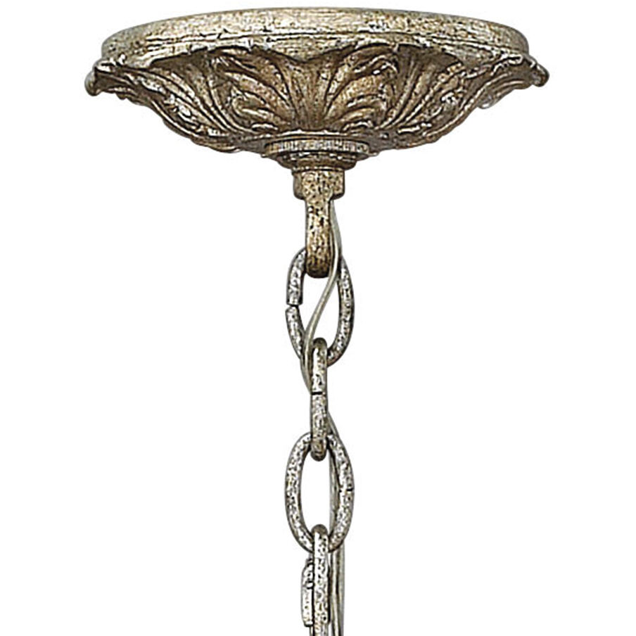 Carlton 12 Light 35 inch Silver Leaf Indoor Chandelier Ceiling Light