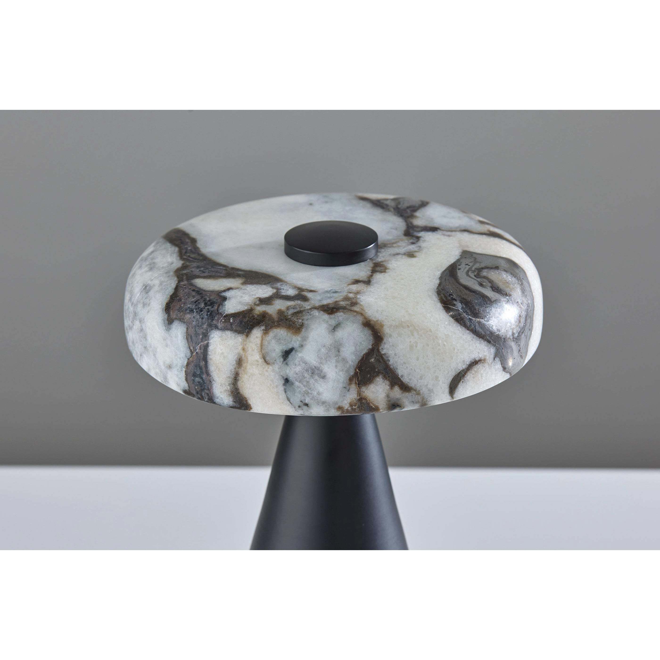 Randy 9 inch 3.00 watt Black Cordless Table Lamp Portable Light