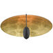 Pinders 2 Light 27.75 inch Contemporary Gold Leaf Flush Mount Ceiling Light