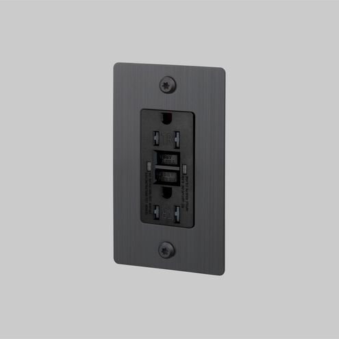 1G Duplex 125 Smoked Bronze Outlet, GFCI
