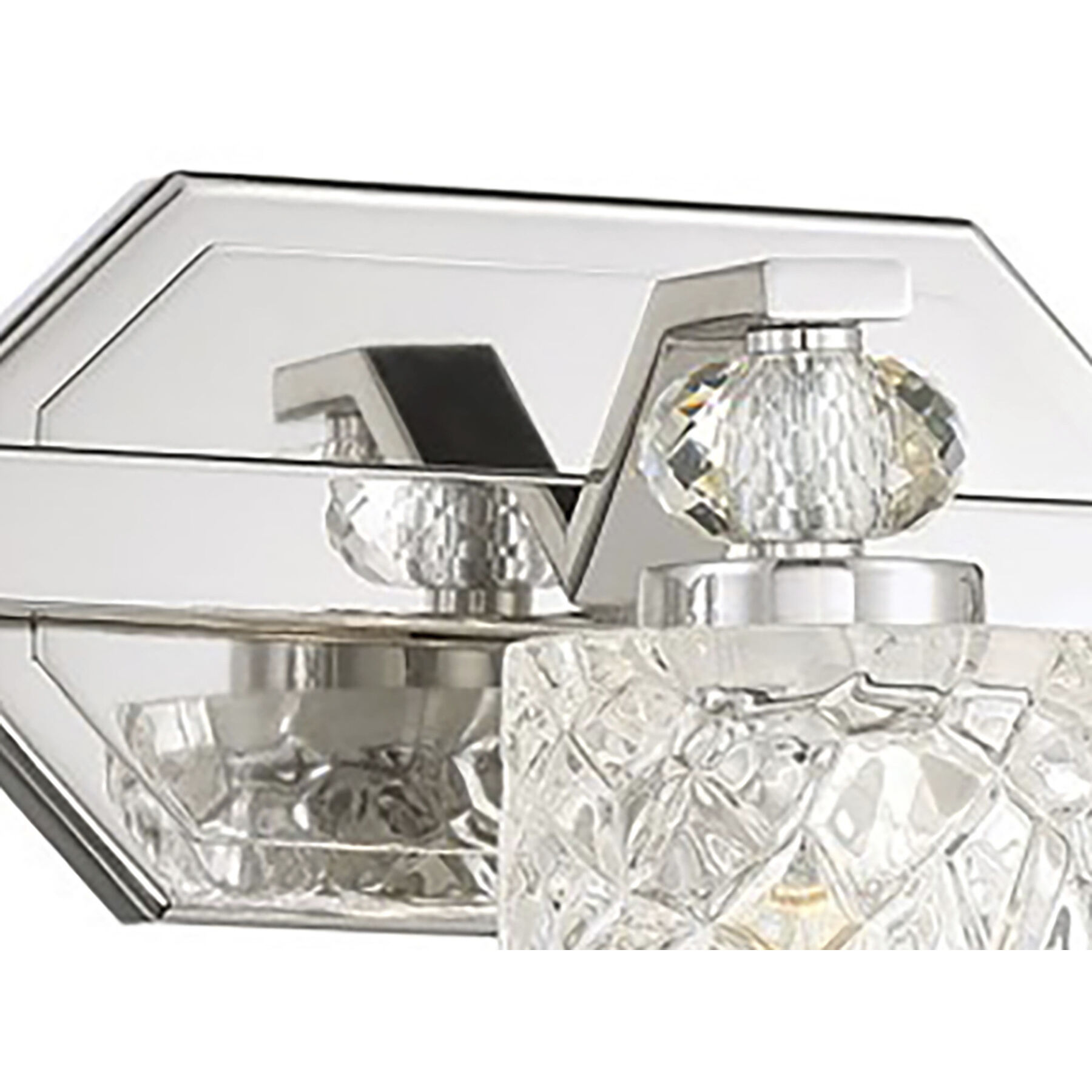 Crystal Kay 3 Light 24.5 inch Chrome Bath Vanity Wall Light