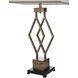 Signature 39 inch 100 watt Vintage Gold Table Lamp Portable Light
