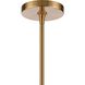 Jayden 4 Light 19.75 inch Lacquered Gold Chandelier Ceiling Light