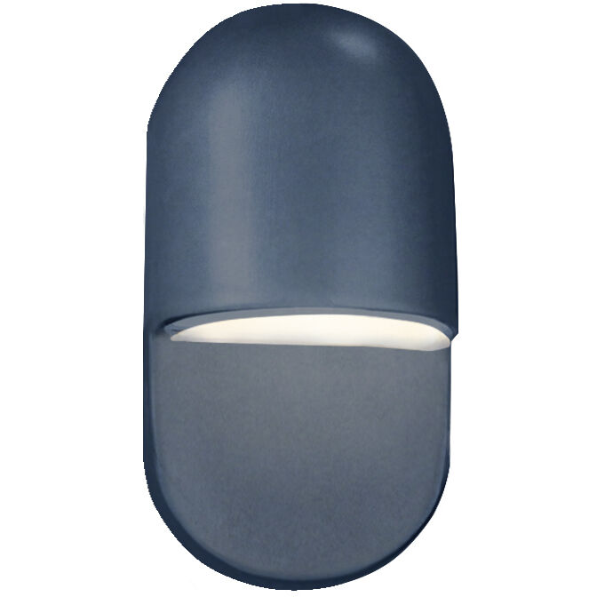 Ambiance Collection - Capsule LED 5 inch Midnight Sky with Matte White internal finish ADA Wall Sconce Wall Light, Form+Finish+Function