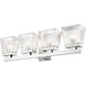 Astor 4 Light 29 inch Chrome Vanity Wall Light