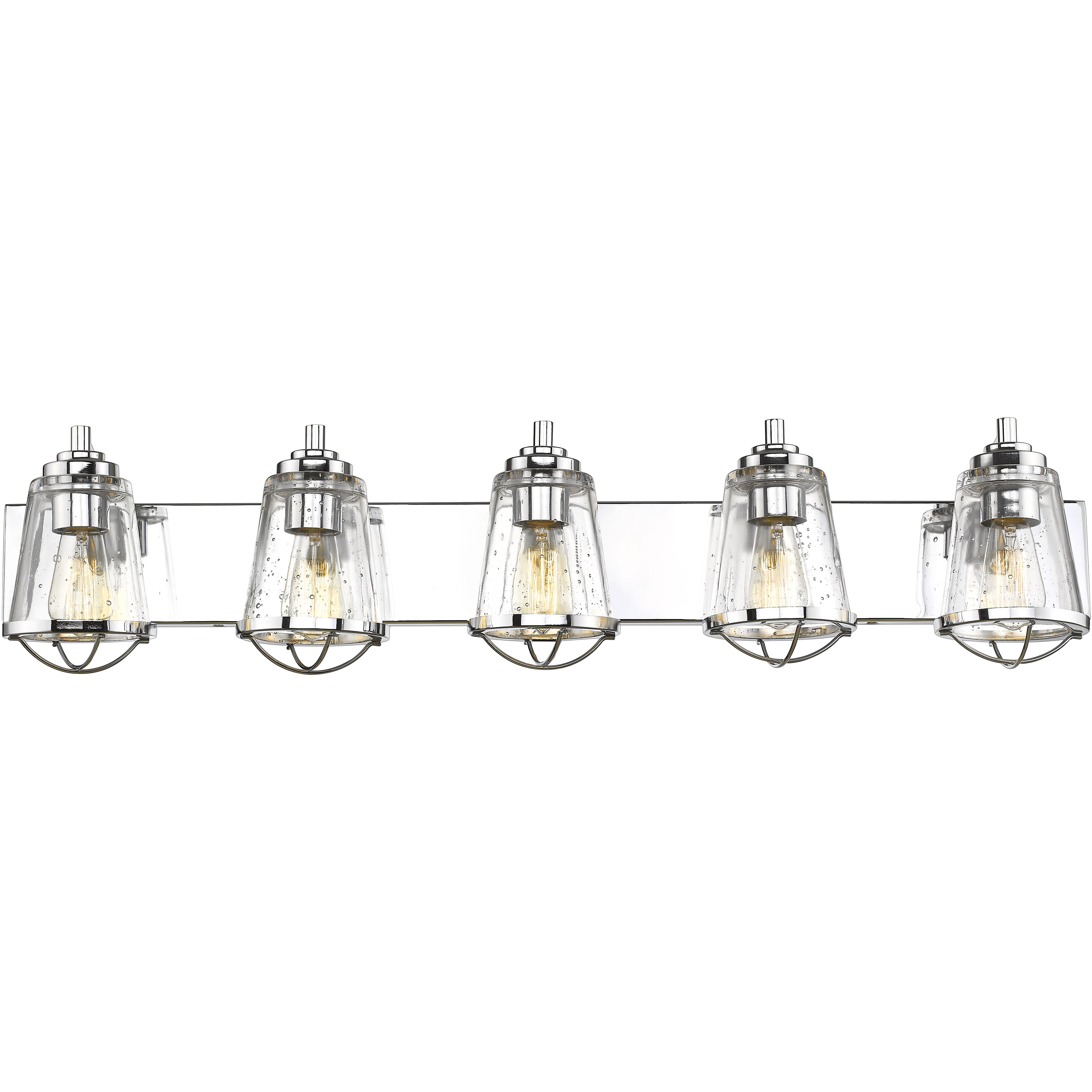 Mariner 5 Light 40 inch Chrome Vanity Wall Light