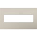 Adorne Greige Wall Plate, 4-Gang
