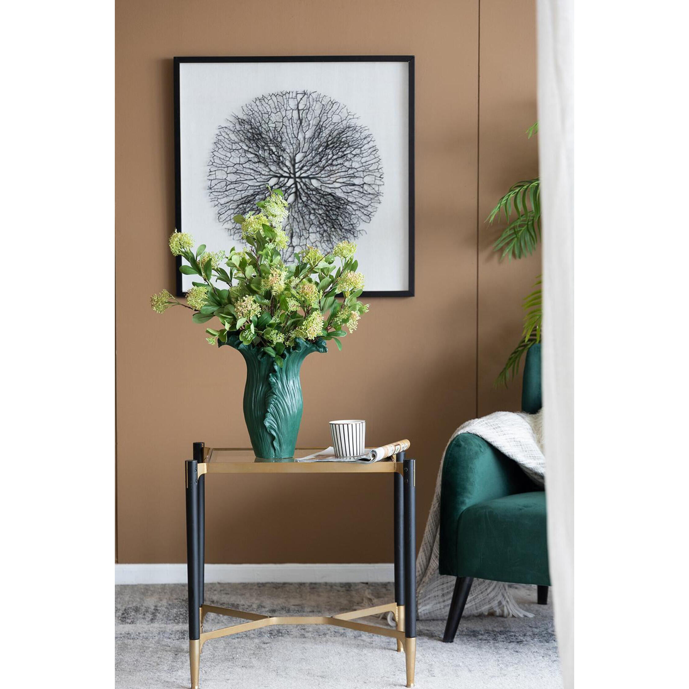 Floral 15.4 X 12.2 inch Vase