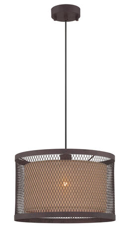 Macyn 1 Light 16 inch Natural Wood Pendant Ceiling Light