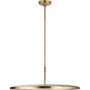 Peter Bristol Dot LED 23 inch Natural Brass Pendant Ceiling Light