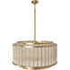 Waldorf 12 Light 31 inch Aged Brass Chandelier Ceiling Light