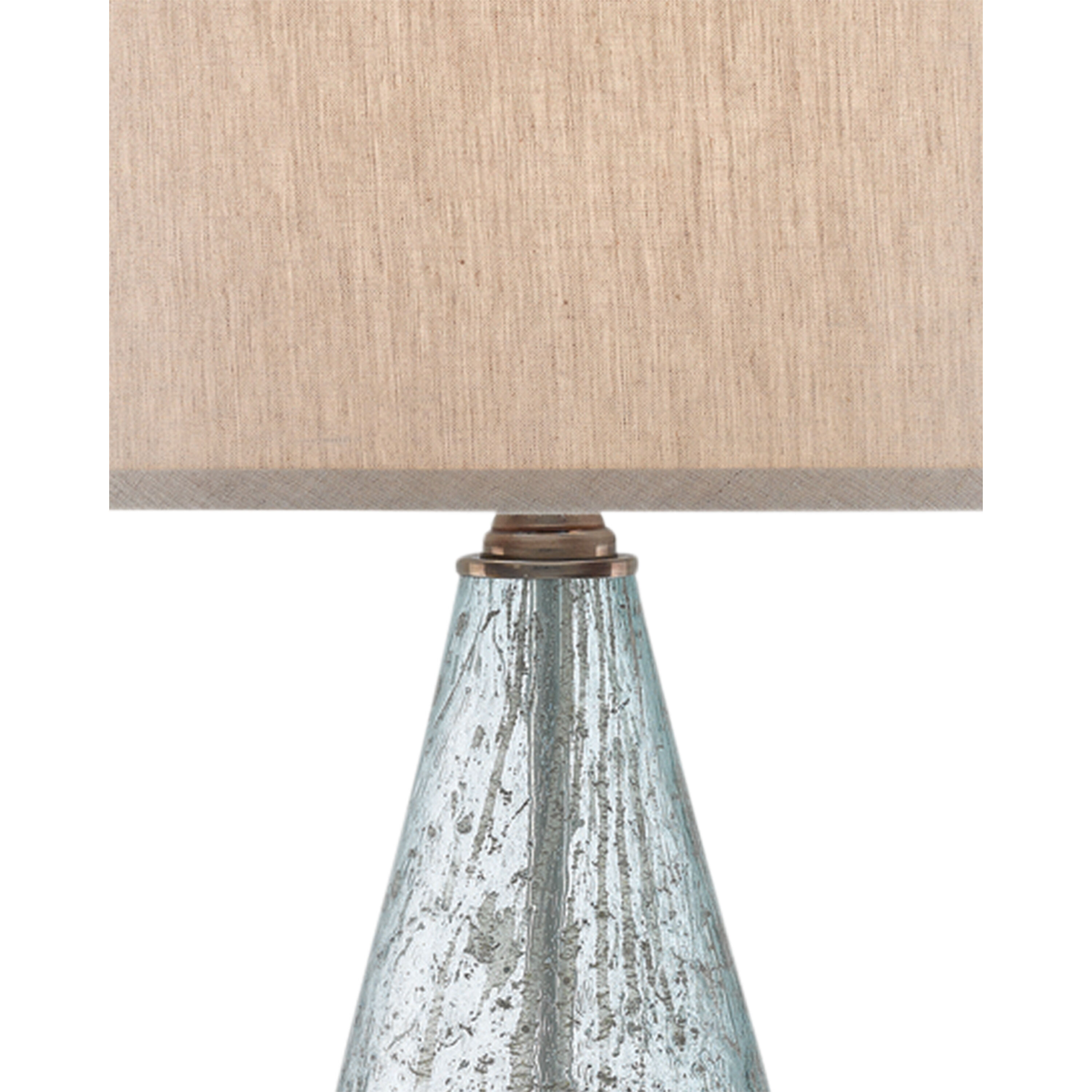 Optimist 29.5 inch 150 watt Pale Blue Speckle Table Lamp Portable Light