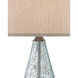Optimist 29.5 inch 150 watt Pale Blue Speckle Table Lamp Portable Light