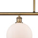 Ballston Athens LED 48 inch Brushed Brass Island Light Ceiling Light, Ballston