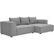 Basque Grey Sectional, Right