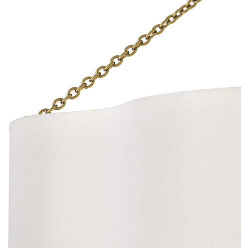 Gwen 8 Light 32 inch Lacquered Brass Chandelier Ceiling Light