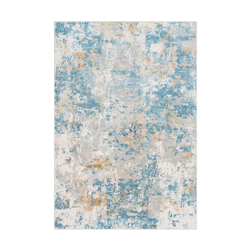 Henrietta 60 X 31 inch Light Blue Rug, Rectangle