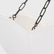 AH by Alexa Hampton Stassi 3 Light 24 inch Aged Iron Chandelier Ceiling Light