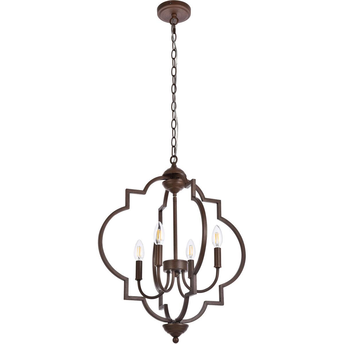 Sandara 4 Light 20 inch Weathered Oak Pendant Ceiling Light