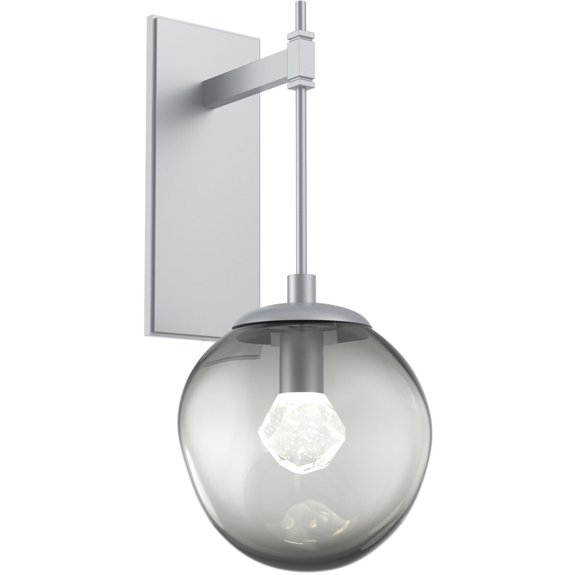 Aster LED LED 10 inch Classic Silver Indoor Sconce Wall Light, Tempo Nebula
