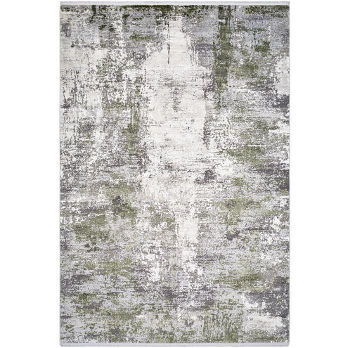 Solar 157.48 X 118.11 inch Gray/Light Gray/Off-White/Medium Gray/Olive Machine Woven Rug in 10 x 13