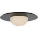 Kelly Wearstler Fosse LED 21 inch Bronze Flush Mount Ceiling Light