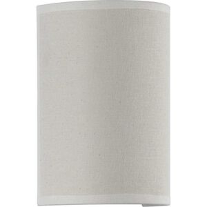 Inspire LED LED 6 inch Off White Linen ADA Wall Sconce Wall Light