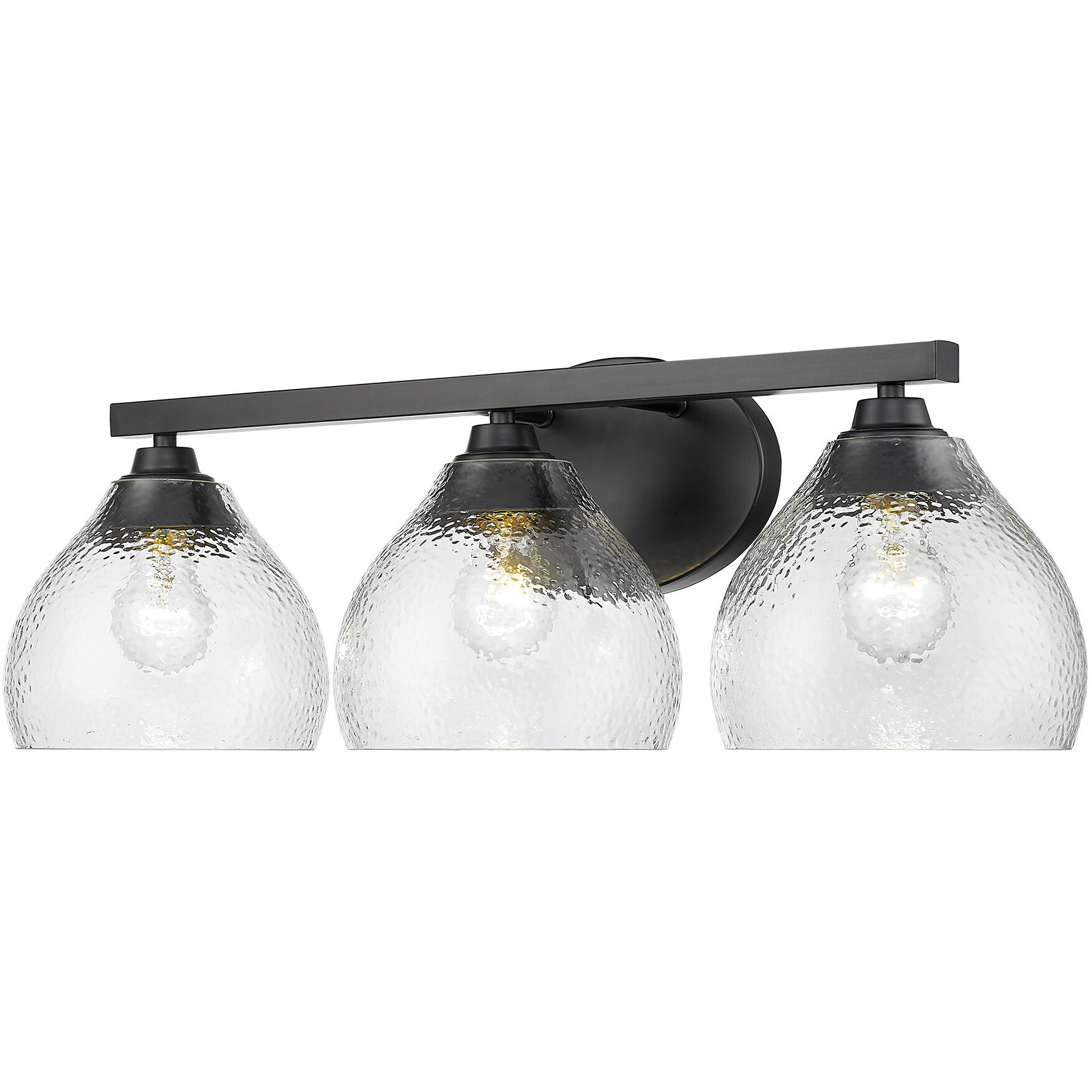 Ariella Vanity Wall Light in Matte Black