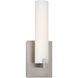 Tube LED 4.75 inch Brushed Nickel ADA Wall Sconce Wall Light