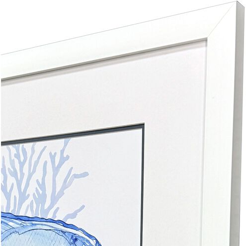 Indigo Ocean Blue Framed Art