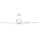 Flera Smart 52 LED 52 inch Matte White with Matte White ABS Blades Ceiling Fan